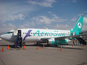 Boeing 737-200 společnosti Aerosur